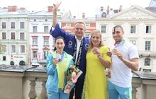 Фото 11: Мер Львова зустрівся з львівськими призерами Олімпіади 2020