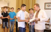 Фото 7: Міський голова Львова привітав випускників, які отримали найвищі бали за результатами ЗНО з базових дисциплін