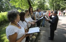 Фото 2: В Шевченківському гаю у Львові освятили місця, де збудують три нові інфраструктурні об’єкти
