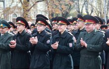 Фото 13: В День захисника України першокурсники ліцею ім. Героїв Крут склали «Урочисту Клятву»