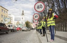 Фото 7: Загальноміська кампанія з безпеки дорожнього руху провела акцію-нагадування вибору безпечної швидкості руху для водіїв
