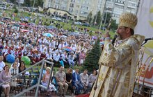 Фото 6: В рамках святкування 20-річчя візиту до України Івана Павла ІІ, у Львові відбулась святкова Архиєрейська Літургія