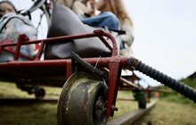 Фото 4: У Львові розчистили частину колії та запустили велодрезину