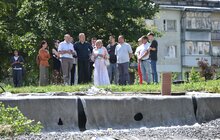 Фото 8: До кінця року озеро на вул. Панча наповнять водою: роботи проводять за кошти інвестора (відео)