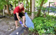 Фото 10: З допомогою унікального додатку EcoHike львів’яни очистили зелену зону Цитадель