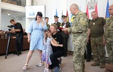 Фото 5: У мерії Львова посмертно нагородили львів'ян, які боронили незалежність України (фото/відео)
