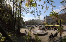 Фото 27: У Львові відкрили фонтан, присвячений Герою України «Да Вінчі» та всім добровольцям (відео)
