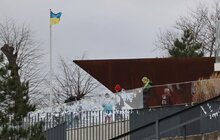 Фото 24: З нагоди Дня пам'яті Героїв Небесної Сотні у Львові підняли прапор Андрія Дигдаловича, який загинув на Майдані (відео)