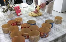 Фото 9: Як у модульному містечку у Львові випікали паску за особливим рецептом (фото/відео)