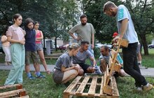 Фото 5: У дворі на вулиці Шафарика створили громадський простір в межах Майстерні міста (відео)
