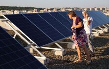 Фото 4: Сонячна електростанція на даху багатоповерхівки: ОСББ у Львові провело особливу екскурсію