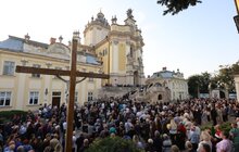 Фото 1: У Львові попрощалися з колишнім Головою Верховної Ради України Андрієм Парубієм (відео)