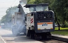 Фото 1: Реконструкція вул. Мазепи стартувала: на ділянці від вул. Миколайчука до вул. Орлика вже працює спецтехніка