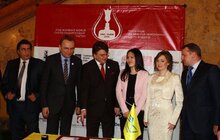 Фото 1: З нагоди шахового турніру, у Львові погасили художню поштову марку