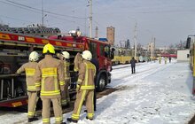 Фото 1: У трамвайному депо організували практичні заняття для майбутніх рятувальників