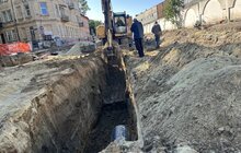 Фото 1: Стартував третій етап реконструкції вул. Залізничної: для проїзду перекрито ділянку до вул. Короткої