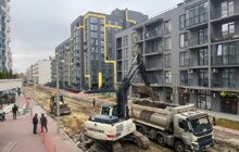 Фото 1: На вул. Залізничній демонтаж старого дорожнього покриття вже виконано на 70% 