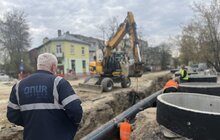 Фото 1: Реконструкція вул. Залізничної: роботи відбуваються на двох ділянках одночасно