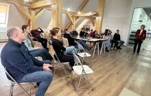 Фото 1: Студенти Франкового університету та Львівської політехніки побачили як на практиці працює система водопостачання Львова