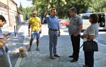 Фото 1: Ремонт вулиці Підрічної завершують, поруч облаштують сквер