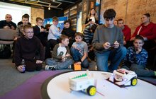 Фото 1: У Львові серед школярів обрали переможців чемпіонату з робототехніки