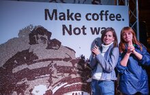Фото 22: У Львові обрали найкращу кав’ярню року та створили кавове панно