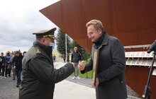 Фото 36: На Меморіалі Героїв Небесної Сотні вояки братства ветеранів УПА підняли національний стяг