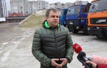 Фото 5: ШРП Львова вже завантажили піскорозкидувачі і готові оперативно посипати вулиці
