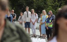 Фото 16: У Львові урочисто підняли прапор України над Меморіалом пам’яті Героїв Небесної Сотні