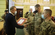 Фото 16: В Академії сухопутних військ відбулись урочистості з нагоди Дня сухопутних військ та старту XX Всеукраїнських змагань з гирьового спорту