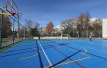 Фото 1: У львівському ліцеї №15 оновили спортивний майданчик