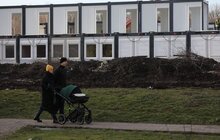 Фото 2: У Львові облаштовують найбільше модульне містечко для переселенців (відео)