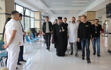 Фото 2: Митрополит Епіфаній відвідав поранених українців у лікарні святого Пантелеймона у Львові
