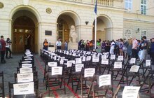 Фото 7: На пл. Ринок відбулась мистецька акція на підтримку Олега Сенцова та політв’язнів Кремля