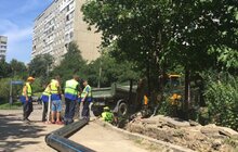 Фото 19: На вул. Трильовського триває заміна аварійного водопроводу: із серпня 12 багатоповерхівок отримуватимуть воду новим трубопроводом (відео)