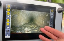 Фото 7: Львівводоканал з допомогою машини-робота із вмонтованою камерою перевірив стан колектора на вул. Голубовича