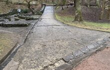 Фото 4: У Стрийському парку переобладнують водостоки