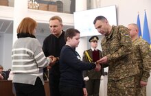 Фото 2: До Дня Сухопутних військ 29 львів’ян, які захищали Україну, посмертно нагородили «Почесним знаком Святого Юрія»