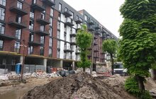 Фото 22: Ремонт вул. Замарстинівської: триває монтаж трамвайних рейок, облаштування хідників, заміна колектора