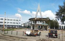 Фото 10: На пл. Двірцевій завершують влаштування каналізаційного колектора