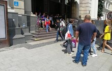 Фото 9: Реконструкція пл. Двірцевої: залито основу під фонтан