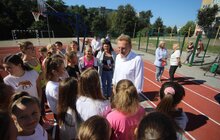 Фото 1: У ліцеї «Сихівський» облаштували сучасний спортивний майданчик