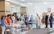 Фото 17: У міських лікарнях Львова освятили паски