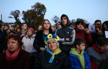 Фото 27: На Меморіалі Героїв Небесної Сотні у Львові співали стрілецькі та повстанські пісні