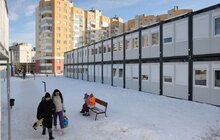 Фото 13: Замість трьох - одне зимове: як живуть мешканці найбільшого у Львові модульного містечка (відео)