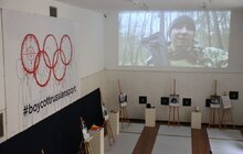 Фото 10: В річницю великої війни у Львові провели перформанс «Вбивцям не місце на Олімпійських іграх» (відео)