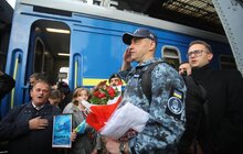 Фото 8: У Львові зустріли матроса Військово-морських сил України Андрія Оприска, якого незаконно утримували в Росії