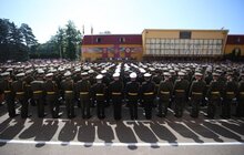 Фото 12: Вітаючи випускників Академії сухопутних військ, Андрій Садовий запропонував вже впровадити стандарти НАТО в Україні