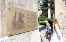 Фото 4: У Святоюрському комплексі відкрили пам’ятну таблицю до 25-річчя візиту Папи Івана Павла ІІ до України