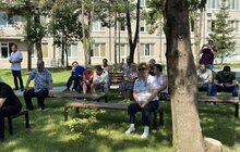 Фото 23: Музиканти Луганської філармонії зіграли для поранених військових в одній з лікарень Львова